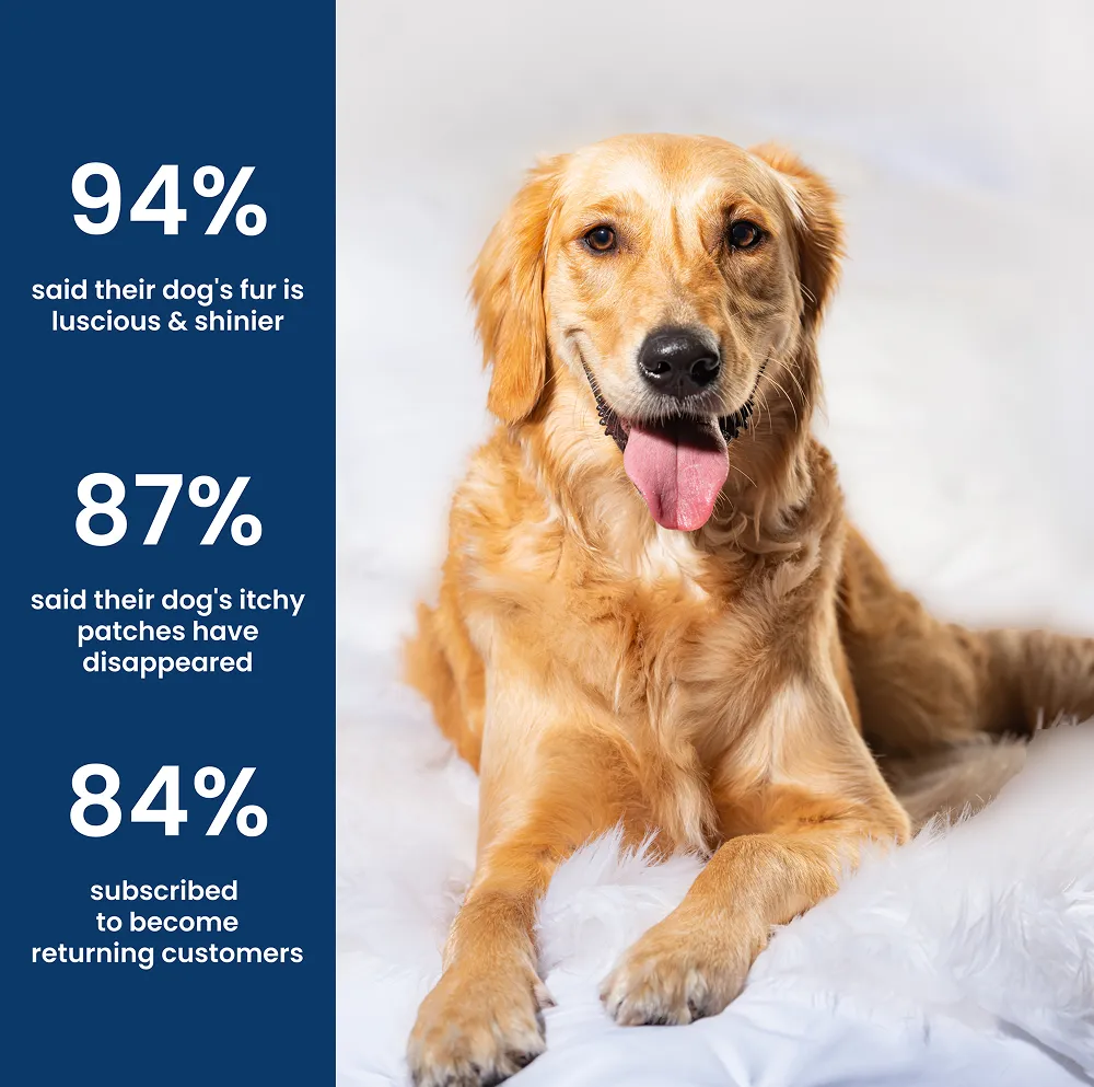 Absolut Pet Skin & Coat with Collagen and Biotin Dog Supplement
