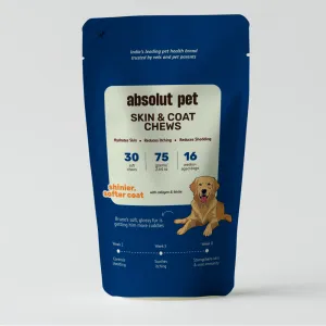 Absolut Pet Skin & Coat with Collagen and Biotin Dog Supplement