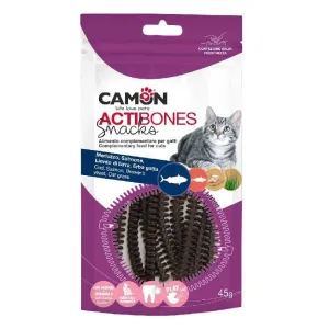 Actibones with codfish, salmon and brewer`s yeast (45g) Pets Qatar