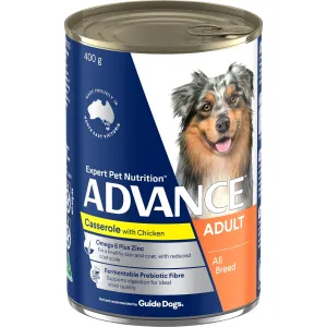 Advance Casserole with Chicken All Breed Adult Dog Wet Food 400g ( _ )