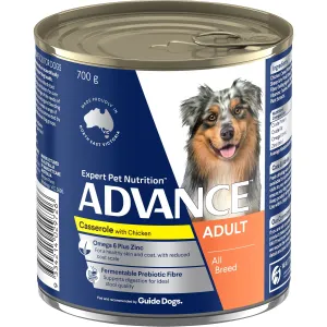 Advance Casserole with Chicken All Breed Adult Dog Wet Food 700g ( _ )