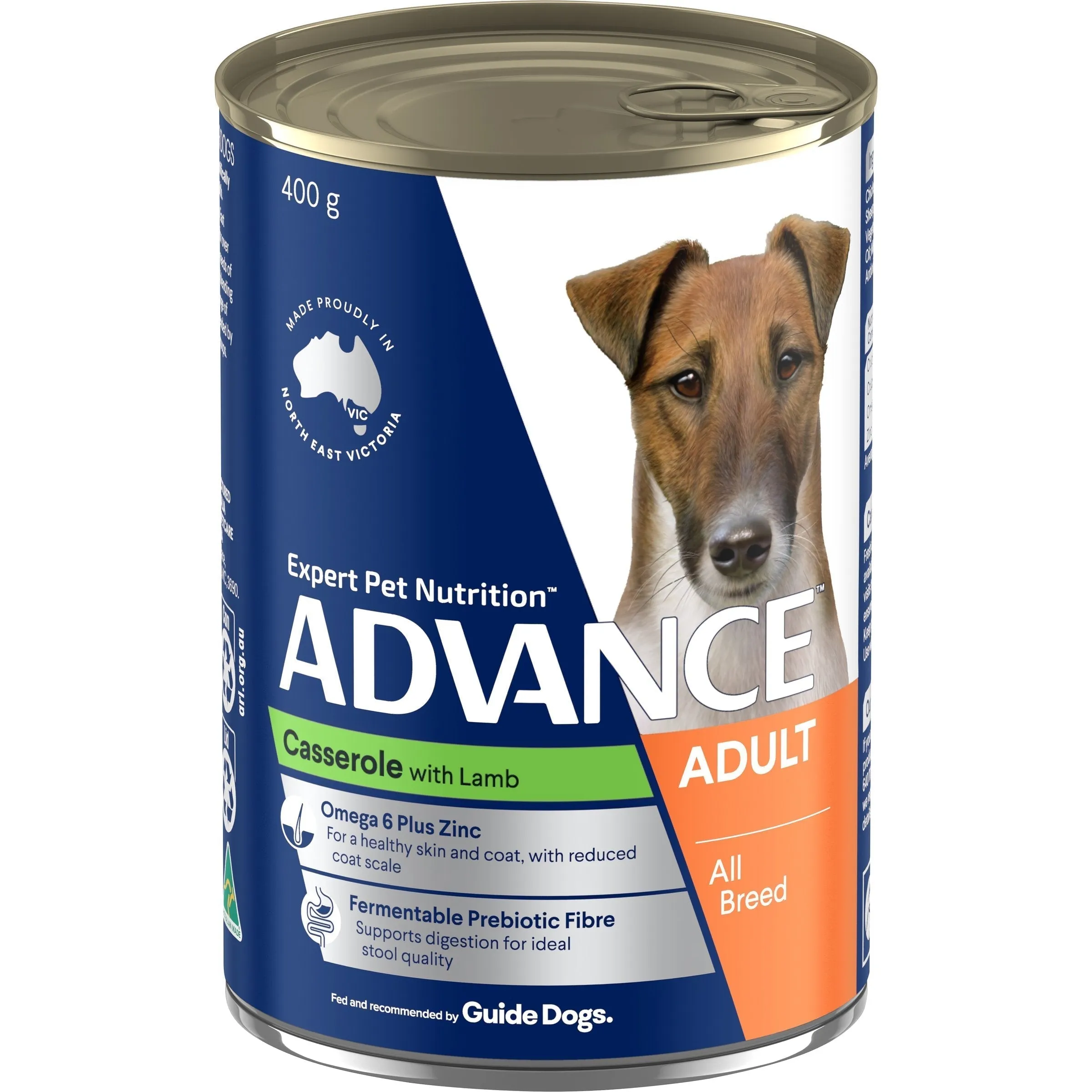 Advance Casserole with Lamb All Breed Adult Dog Wet Food 400g x 12 ( _ )
