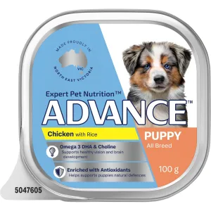 Advance Chicken and Rice All Breed Puppy Wet Food 100g ( _ )