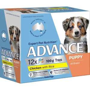 Advance Chicken and Rice All Breed Puppy Wet Food 100g x 12 ( _ )
