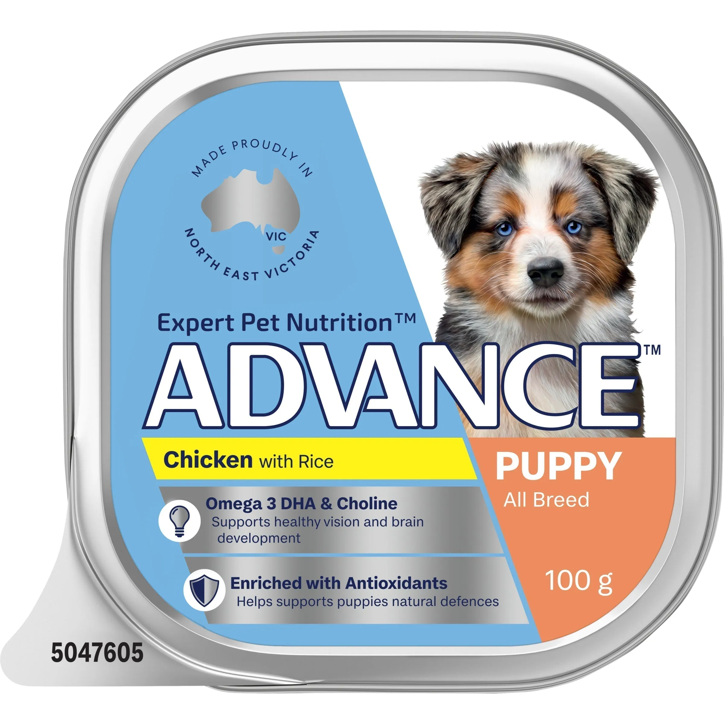 Advance Chicken and Rice All Breed Puppy Wet Food 100g x 12 ( _ )