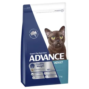 Advance Chicken and Rice Healthy Weight Adult Cat Dry Food 2kg ( _ ) Advance Chicken and Rice Healthy Weight Adult Cat Dry Food 2kg ( _ )