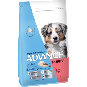 Advance Chicken and Rice Medium Breed Puppy Dry Food 3kg ( _ )