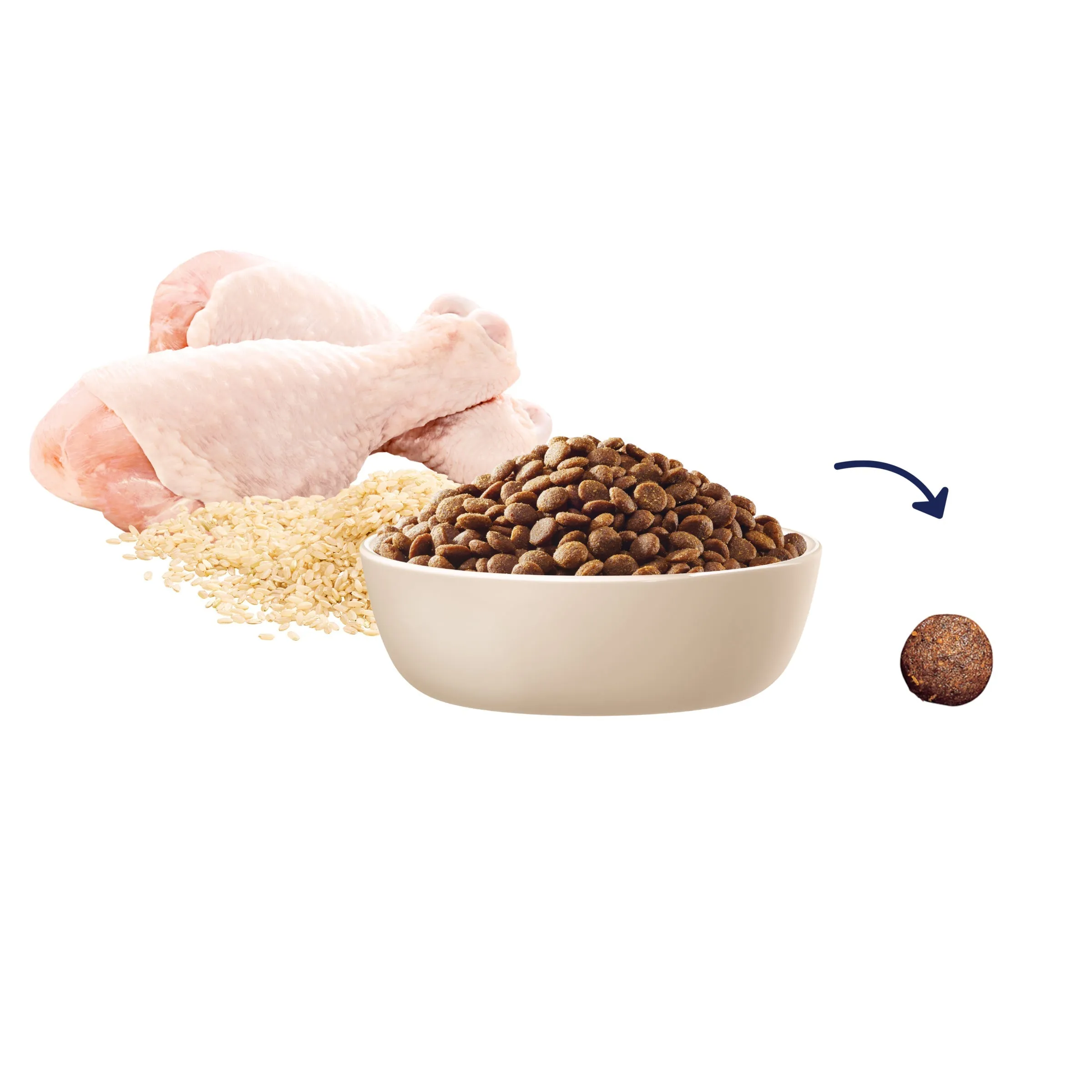 Advance Chicken and Rice Medium Breed Puppy Dry Food 800G ( _ )