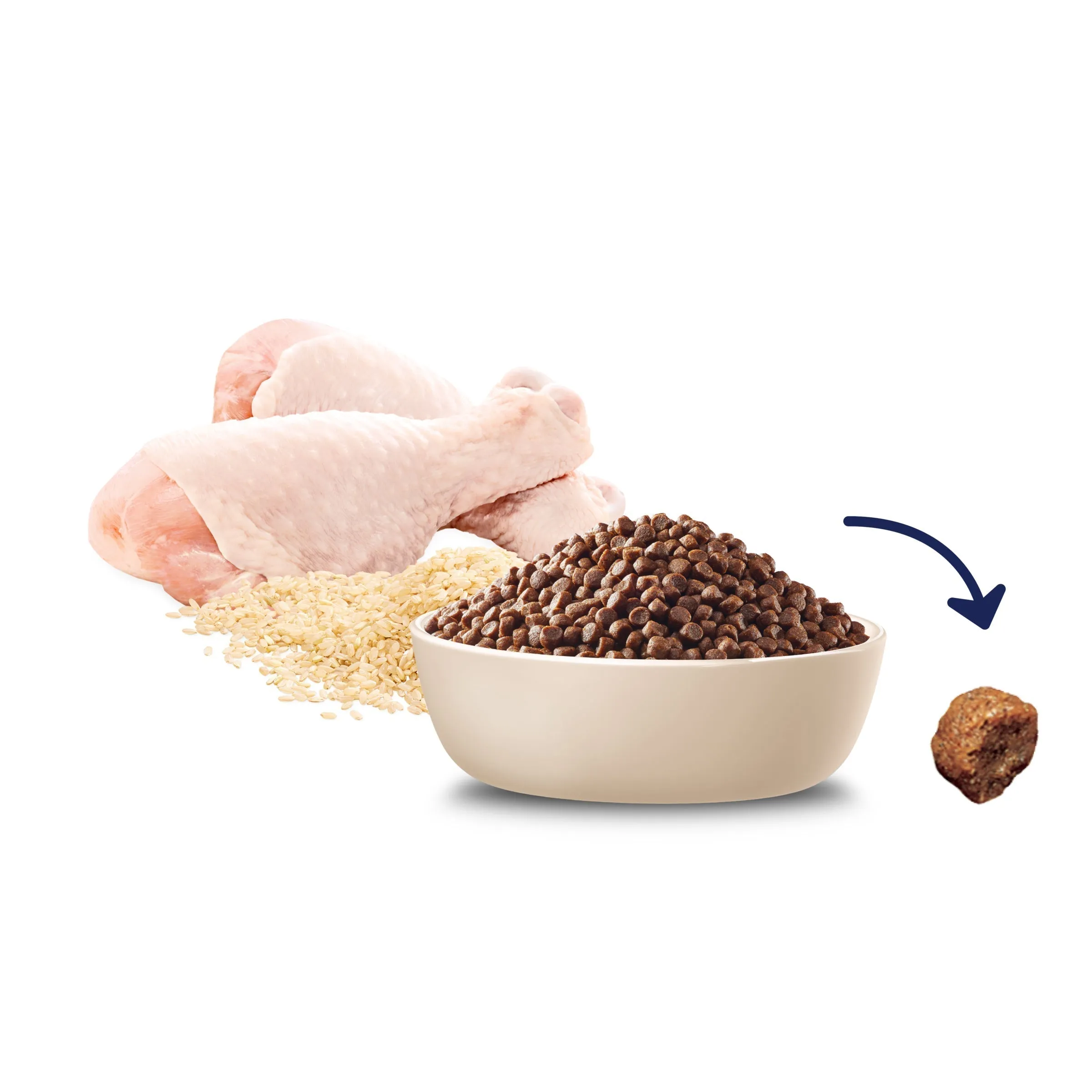 Advance Chicken and Rice Small Breed Puppy Rehydratable Dry Food 3kg ( _ )