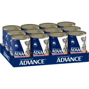 Advance Chicken and Salmon All Breed Adult Dog Wet Food 410g x 12 ( _ )