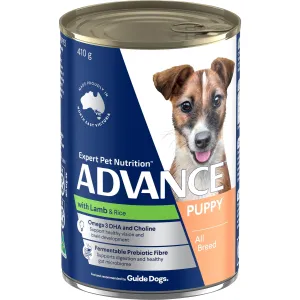 Advance Lamb and Rice All Breed Puppy Wet Food 410g ( _ )