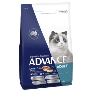 Advance Ocean Fish and Rice Adult Cat Dry Food 3kg ( _ )