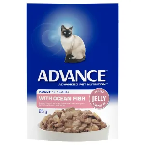 Advance Ocean Fish in Jelly Adult Cat Wet Food 85g ( _ )
