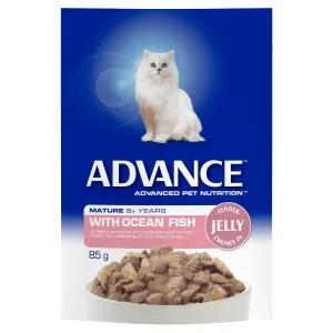 Advance Ocean Fish in Jelly Healthy Ageing Mature Cat Wet Food 85g ( _ )