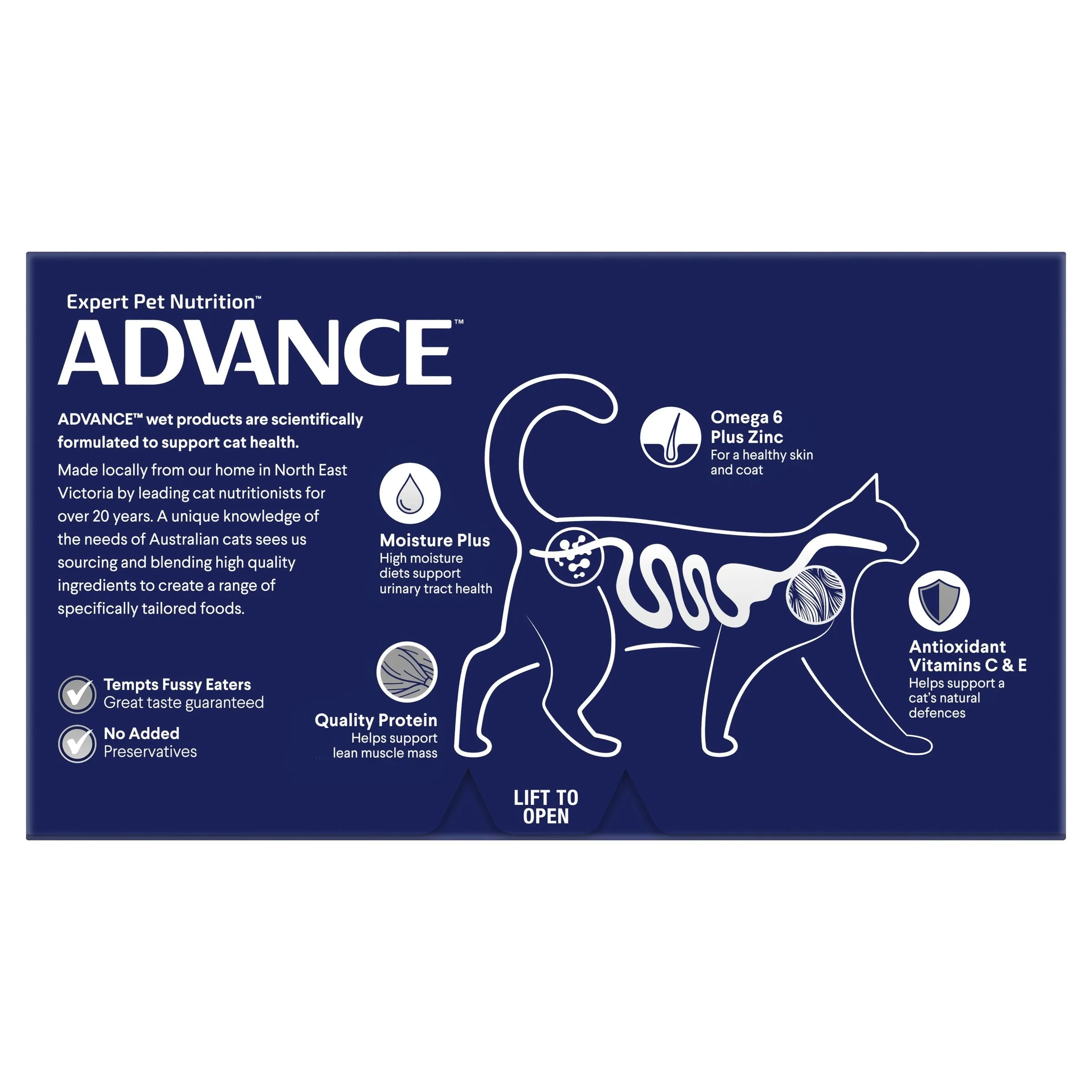 Advance Tender Chicken Delight Adult Cat Wet Food 85g x 7 ( _ )
