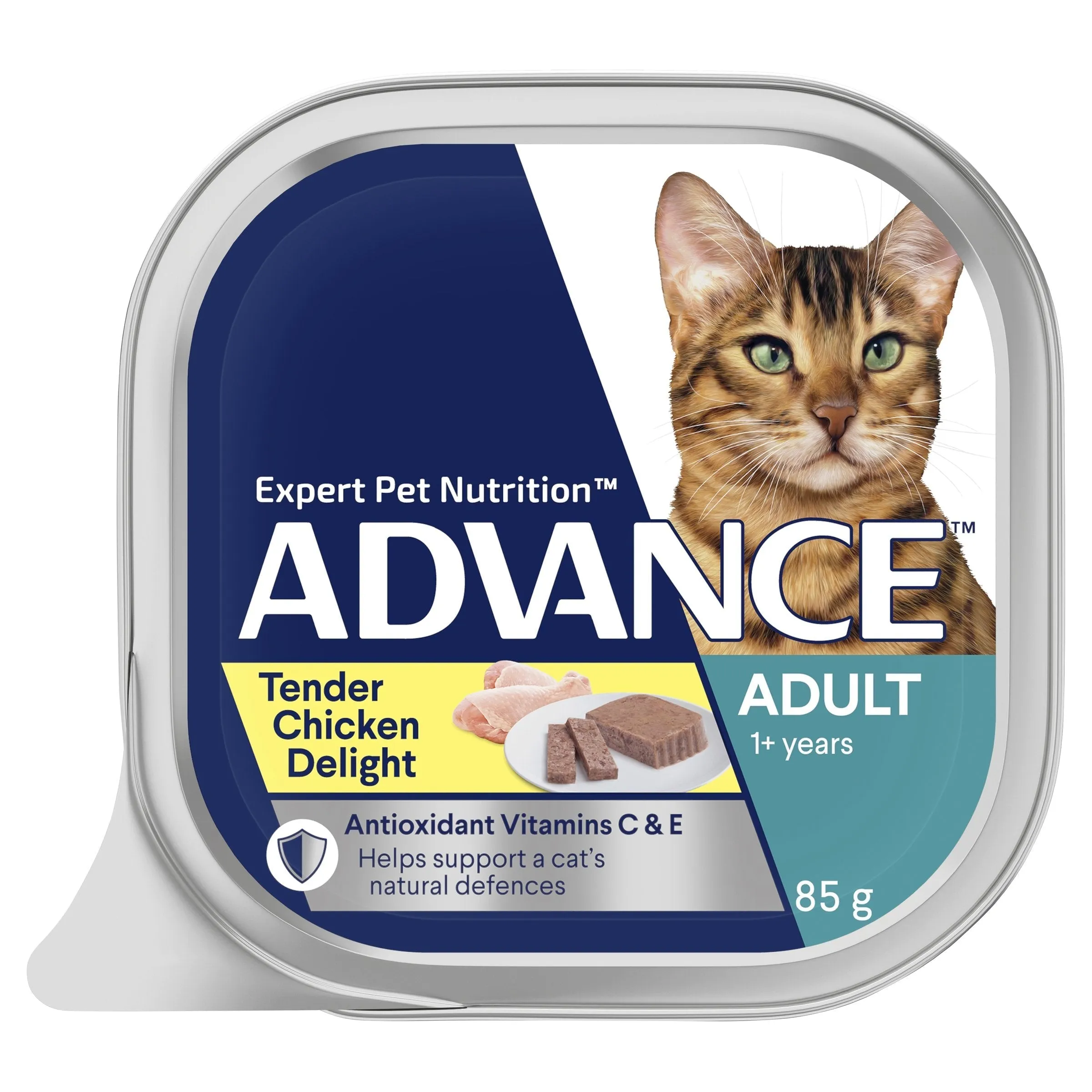 Advance Tender Chicken Delight Adult Cat Wet Food 85g x 7 ( _ )