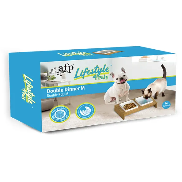 Afb Liftstyle4Pets - Double Dinner - M Pets Qatar