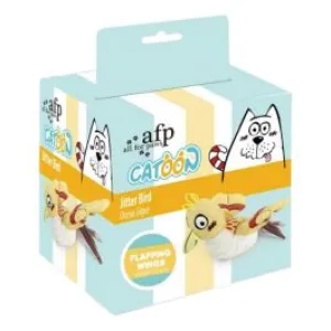AFP Jittering Bird Pet Toy (Yellow) Pets Qatar