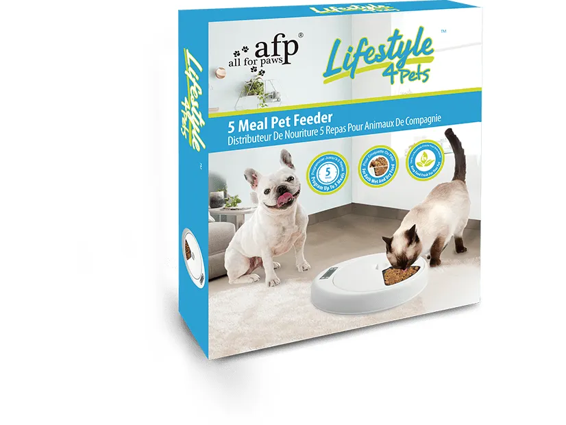 AFP Lifestyle 4 Pet-5 Meal Pet Feeder Pets Qatar