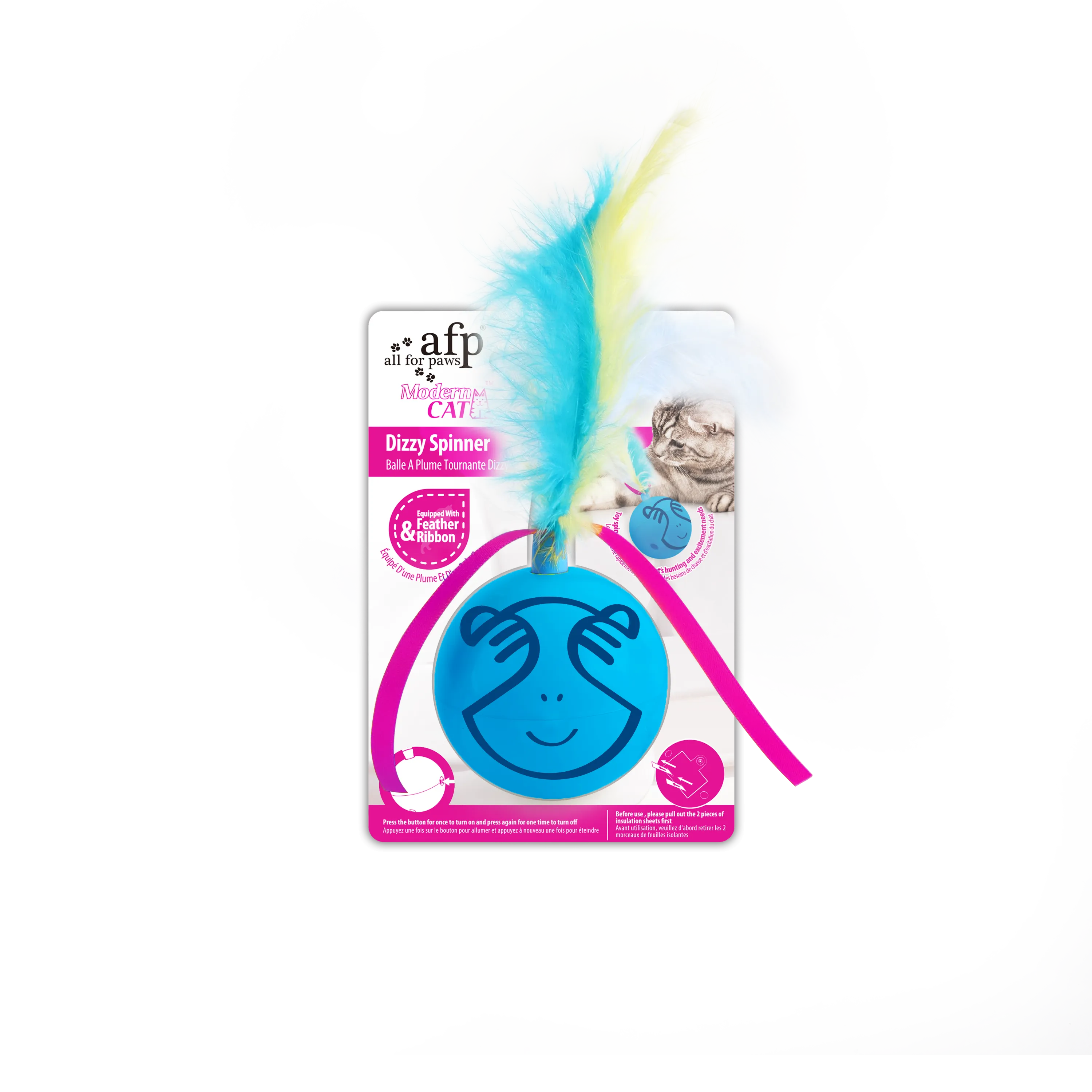 AFP Modern Cat - Dizzy Spinner - Interactive Cat Toy Pets Qatar