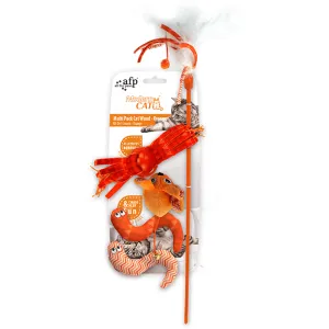 AFP Modern Cat-Magic Wings Wand - 5 Pk Orange Pets Qatar