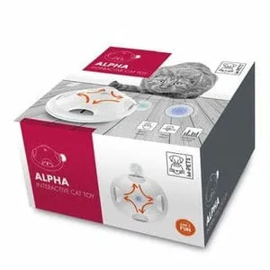 ALPHA Interactive Cat Toy - White Pets Qatar