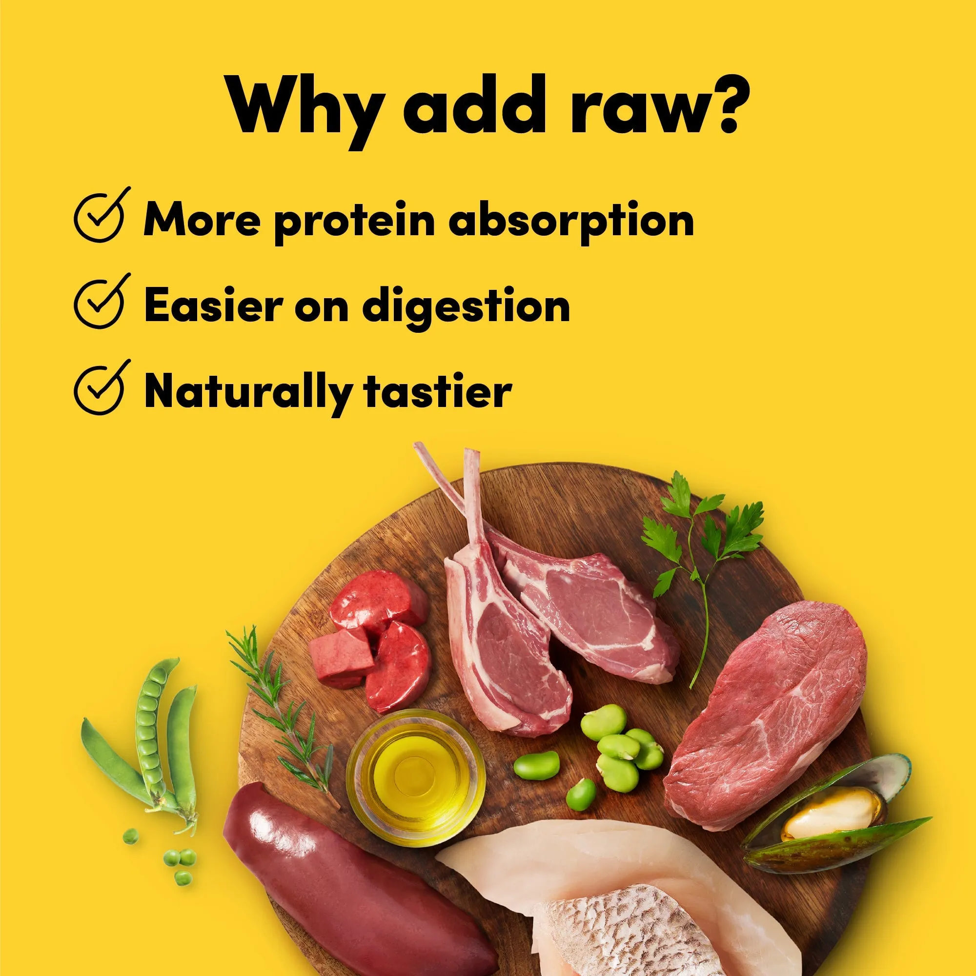 Animals Like Us RawMix50 with Freeze Dried Ocean Fish and Kibble Mix Dry Dog Food 1.8kg ( _ )