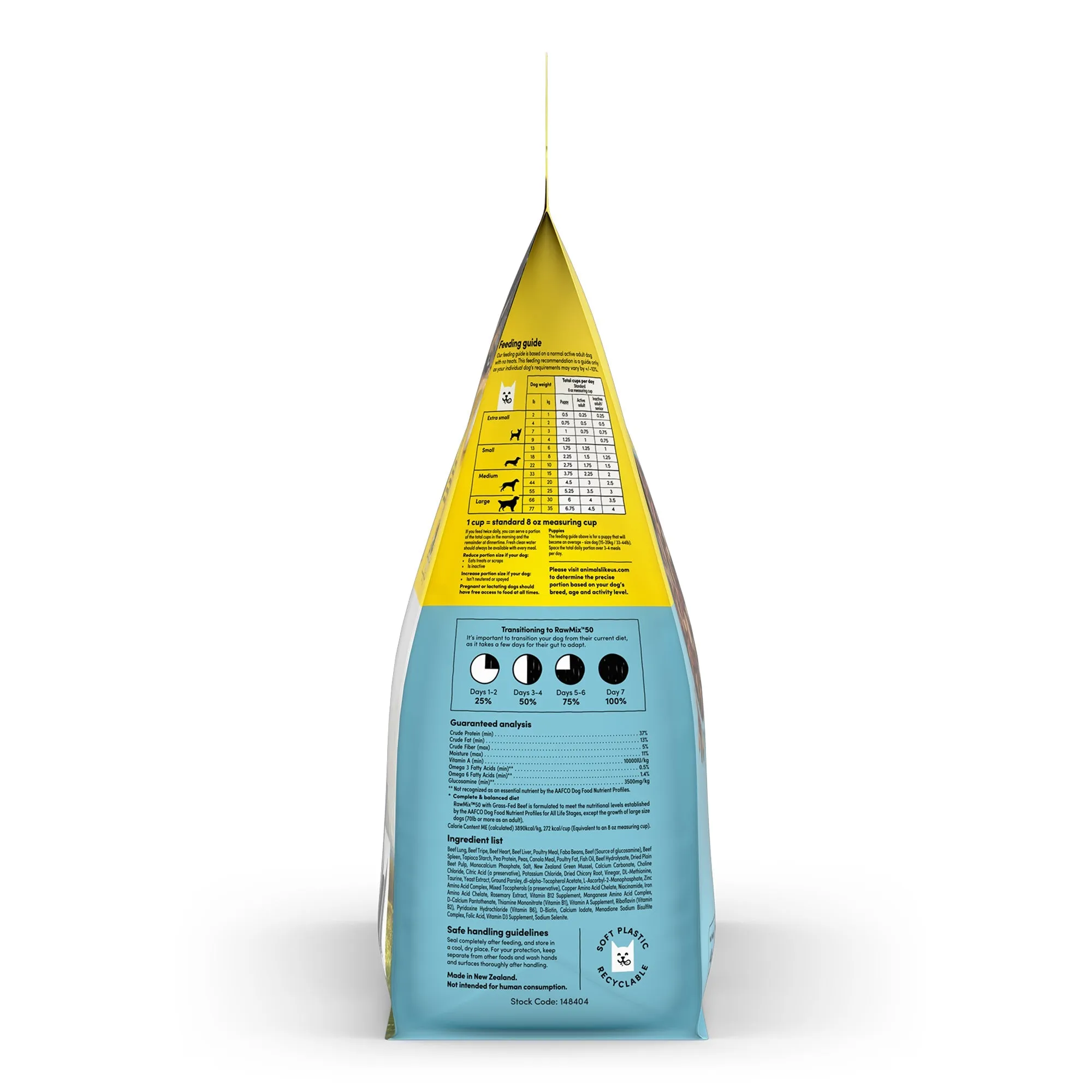 Animals Like Us RawMix50 with Grass-Fed Freeze Dried Beef and Kibble Mix Dog Food 3.6kg ( _ )