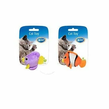 Assortment Fish 2st - 7,5x9x3,5cm orange/blue Pets Qatar