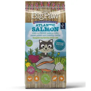 Atlantic Salmon Complete dry food for Senior Cats 1.5KG /Little BigPaw Pets Qatar