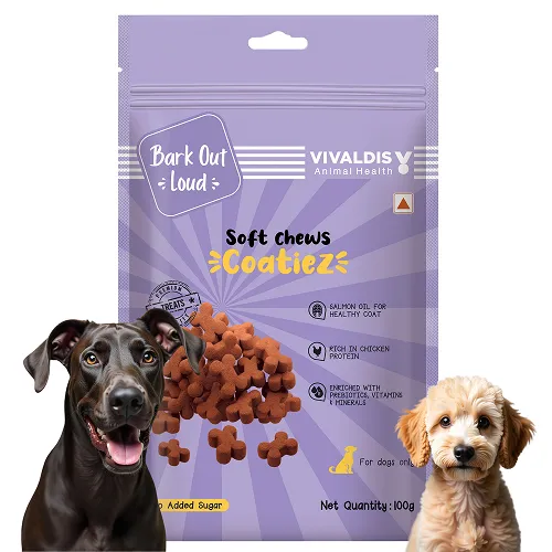 Bark Out Loud Coatiez Soft Chews Dog Treats