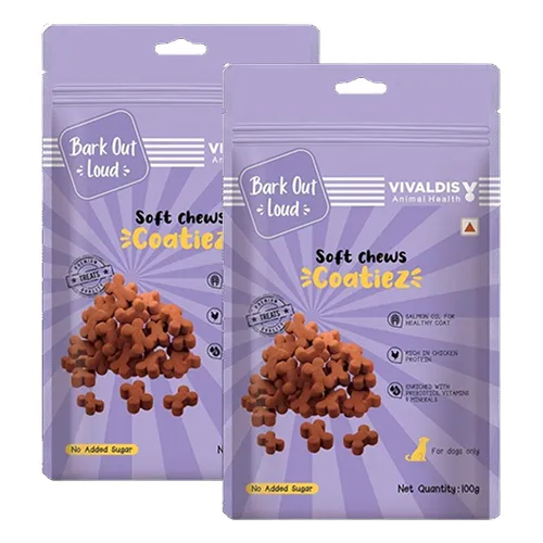 Bark Out Loud Coatiez Soft Chews Dog Treats
