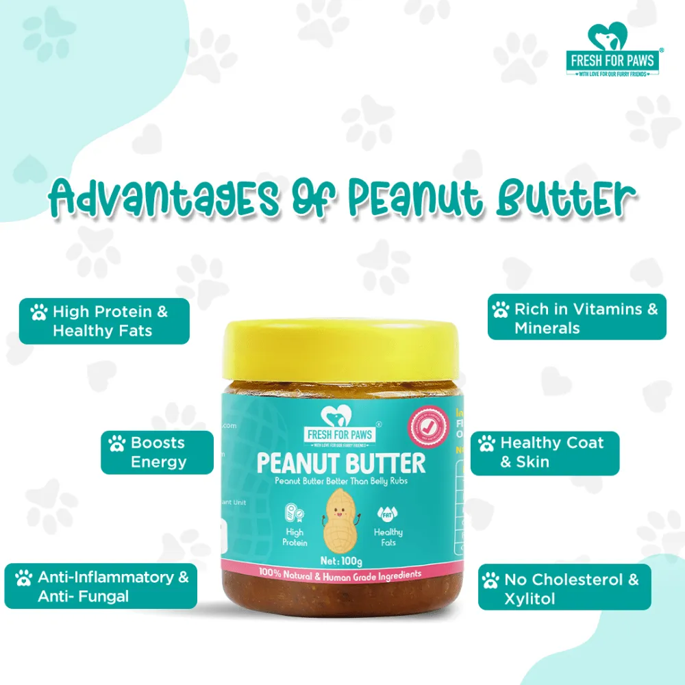 Barkbutler Chu the bone Treat Dispensing Toy and Fresh For Paws Peanut Butter for Dogs Combo