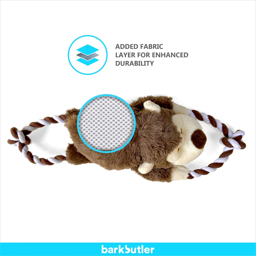 Barkbutler Knotty The Bear Plush Toy for Dogs