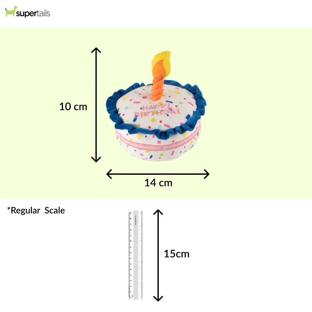 Barkbutler x Fofos Birthday Cake Plush Toy for Dogs