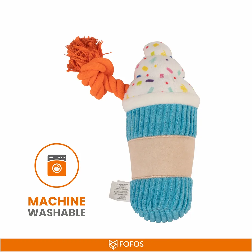Barkbutler x Fofos Birthday Drink Plush Toy for Dogs