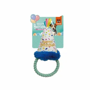 Barkbutler x Fofos Birthday Hat Plush Toy for Dogs