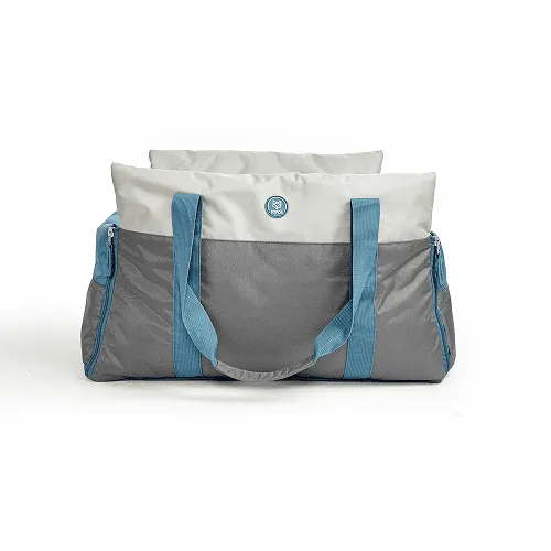 Barkbutler x Fofos Car Seat Carrier for Dogs and Cats (Grey/Blue)