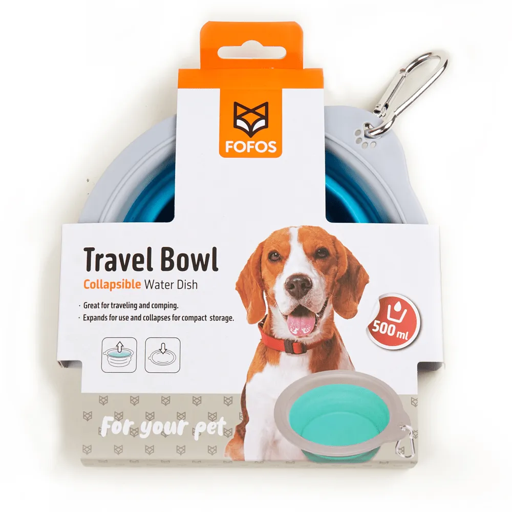 Barkbutler x Fofos Collapsible Bowl for Dogs (Blue)