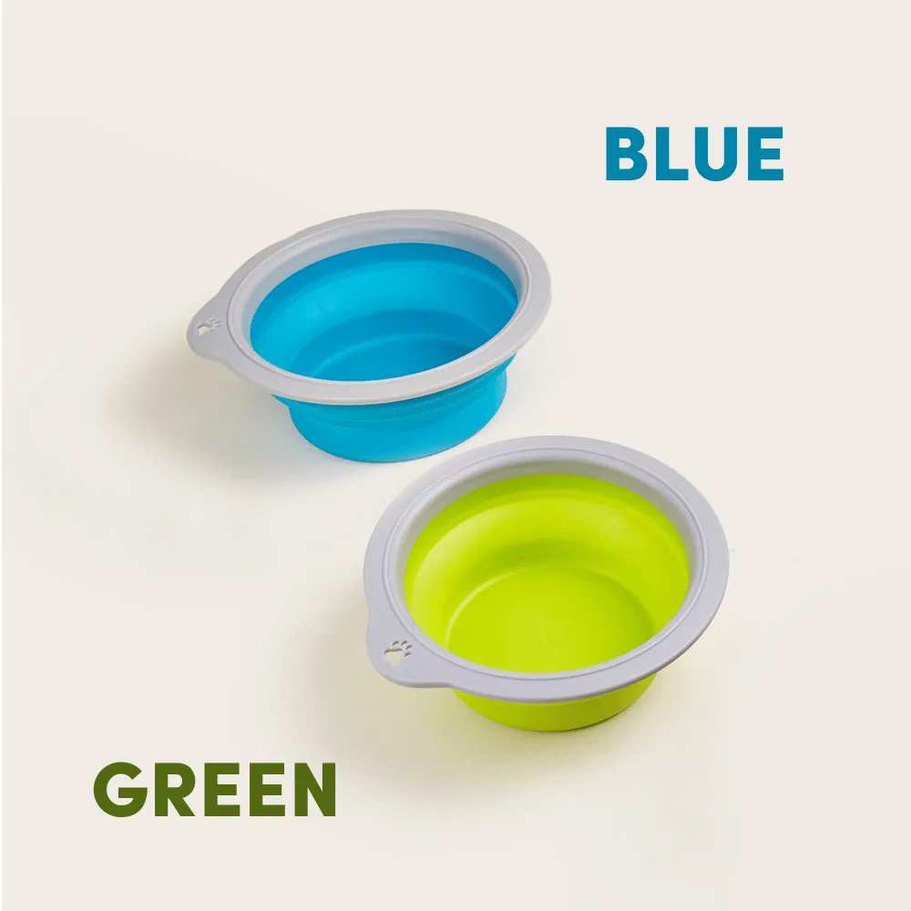 Barkbutler x Fofos Collapsible Bowl for Dogs (Green)