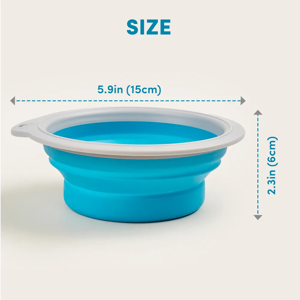 Barkbutler x Fofos Collapsible Bowl for Dogs (Green)