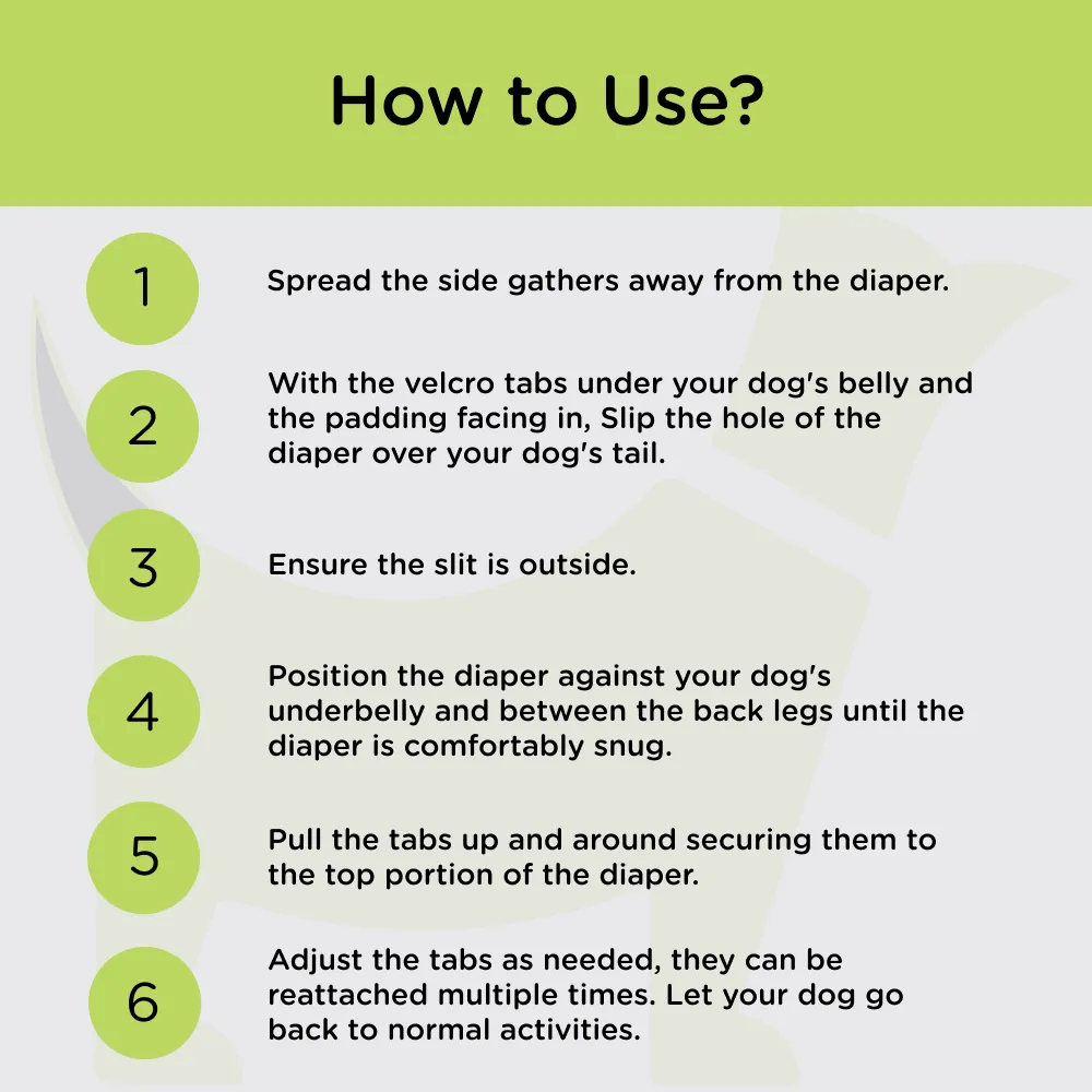 Barkbutler x Fofos Diaper for Female Dogs (25x33cm)