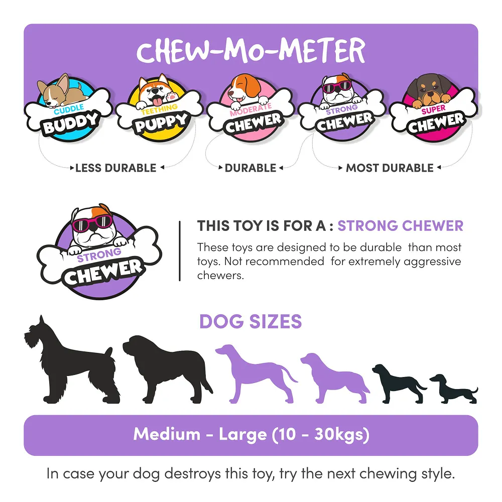 Barkbutler x Fofos Durable Lobster Chew Toy for Dogs