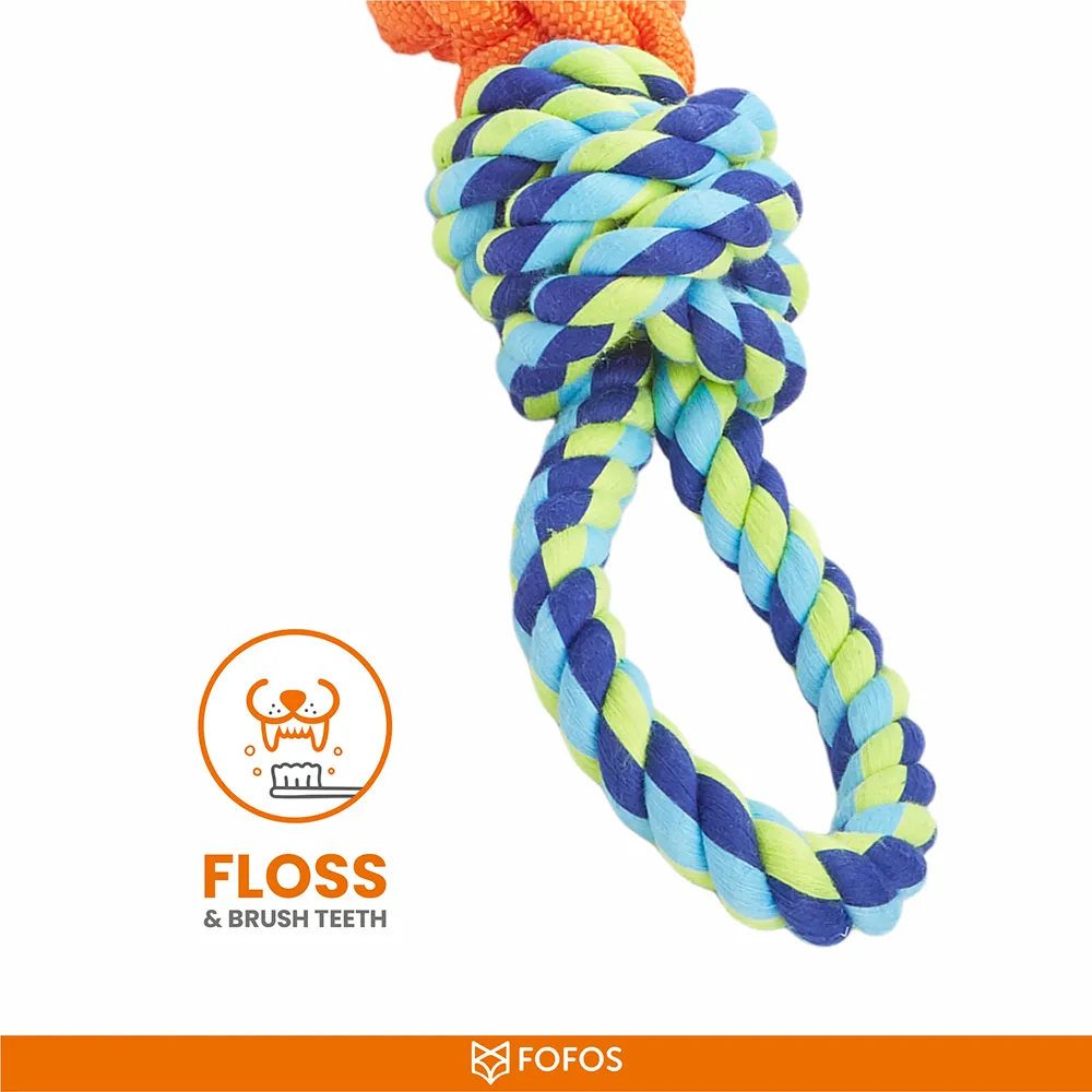 Barkbutler x Fofos Flossy Rope Toy for Dogs