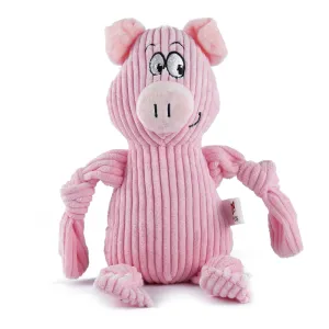 Barkbutler x Fofos Fluffy Pig Pink Plush Toy for Dogs (Pink)