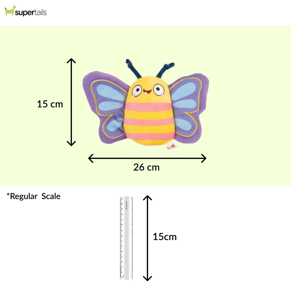 Barkbutler x Fofos Garden Butterfly Plush Toy for Dogs