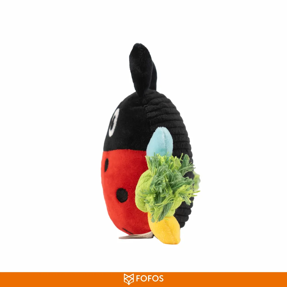 Barkbutler x Fofos Garden Ladybug Plush Toy for Dogs