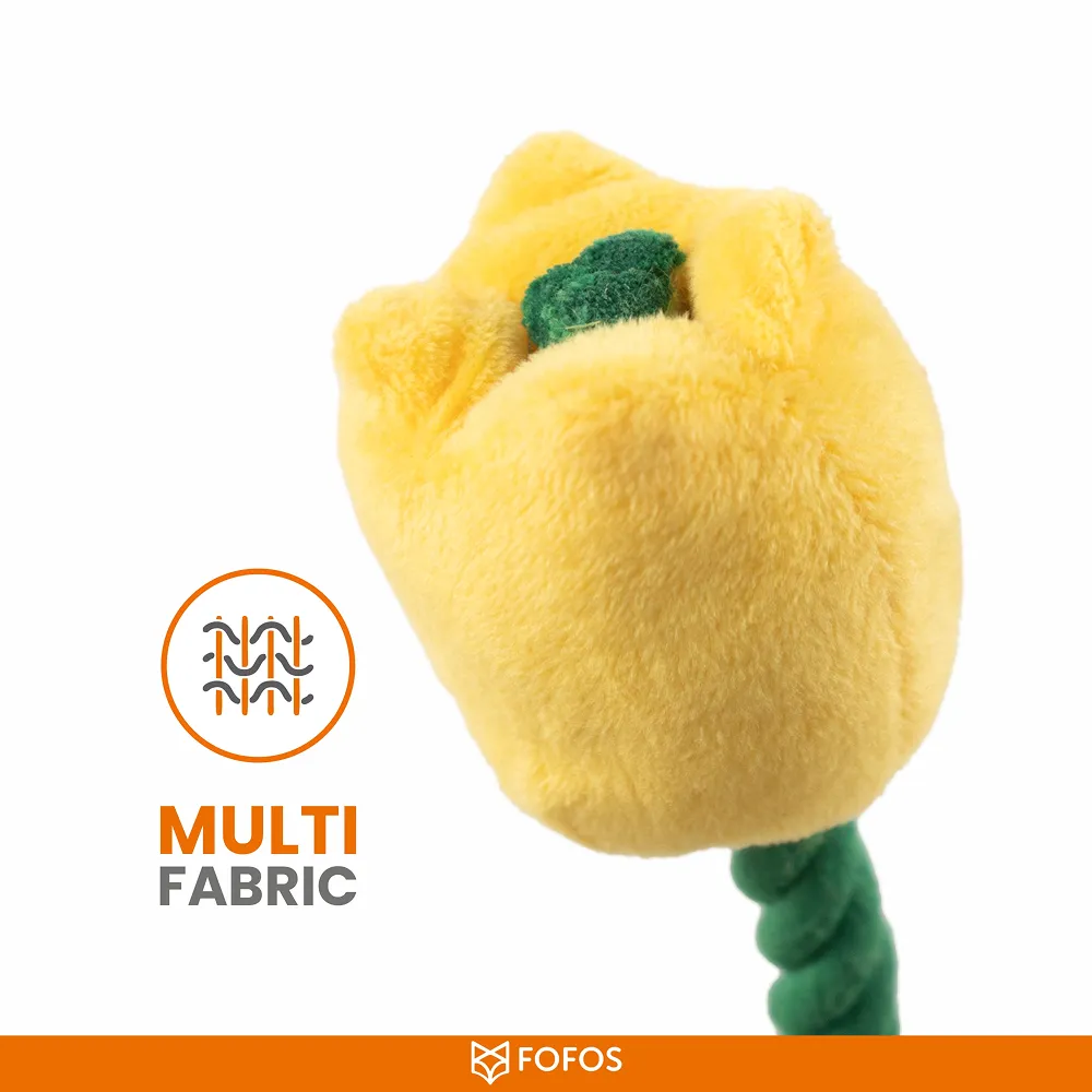 Barkbutler x Fofos Garden Tulip Plush Toy for Dogs