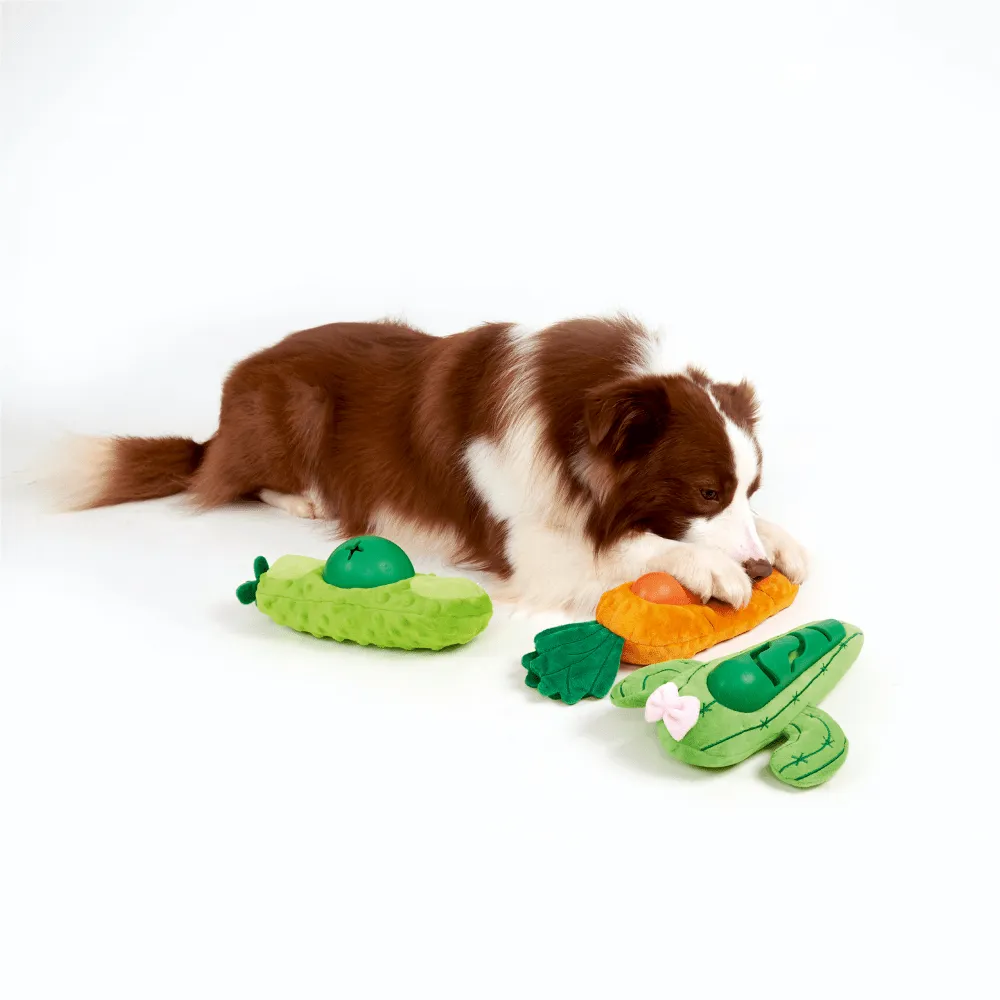 Barkbutler x Fofos Green Bean Treat Toy for Dogs (Green)