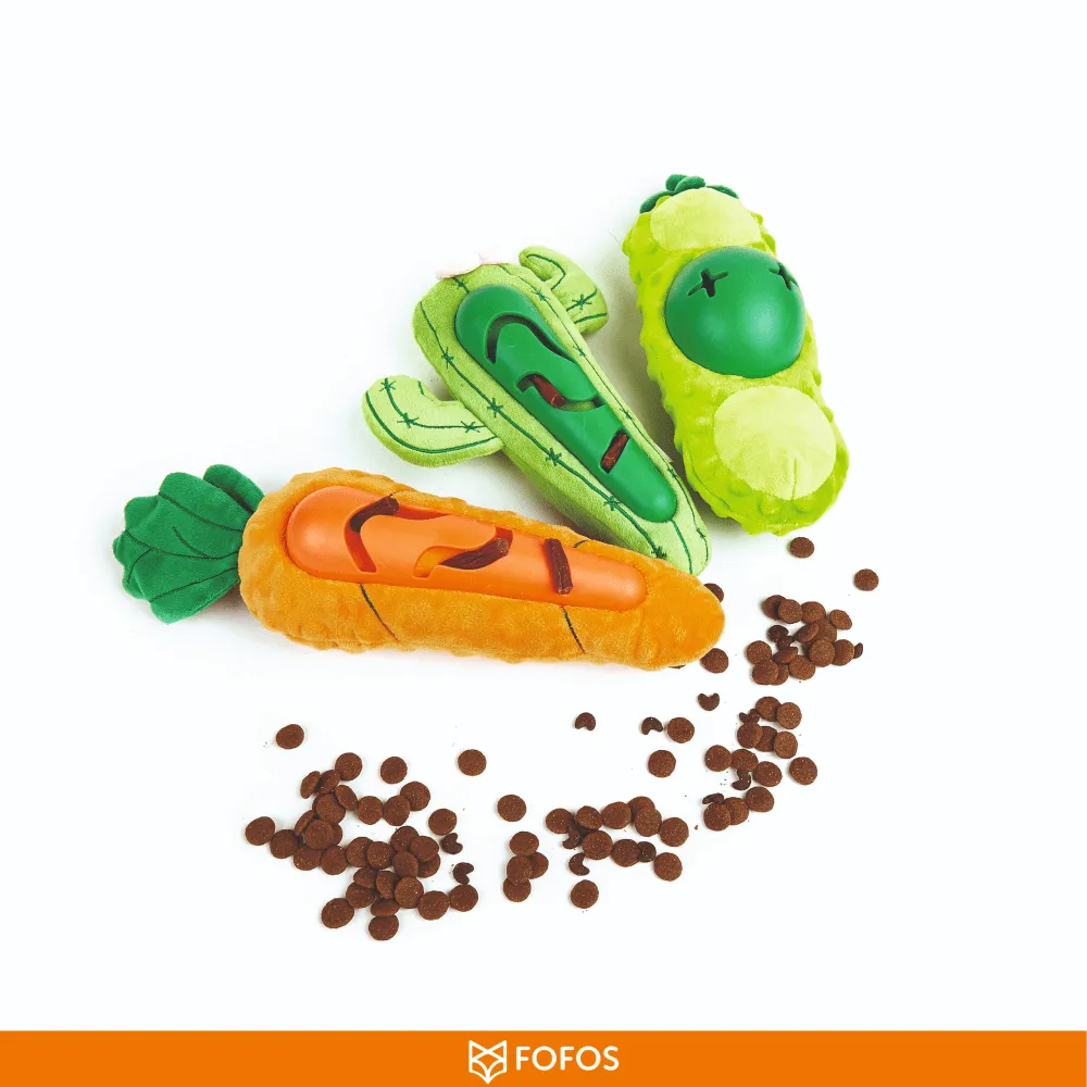 Barkbutler x Fofos Green Bean Treat Toy for Dogs (Green)